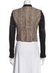 Theory Silk Tweed Pattern Bolero