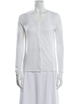 Theory Linen Crew Neck Sweater