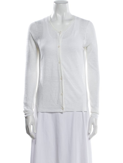 Theory Linen Crew Neck Sweater