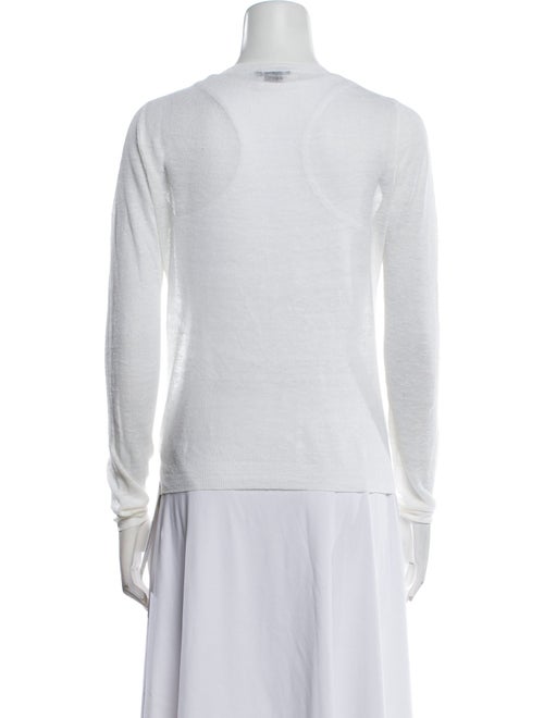 Theory Linen Crew Neck Sweater