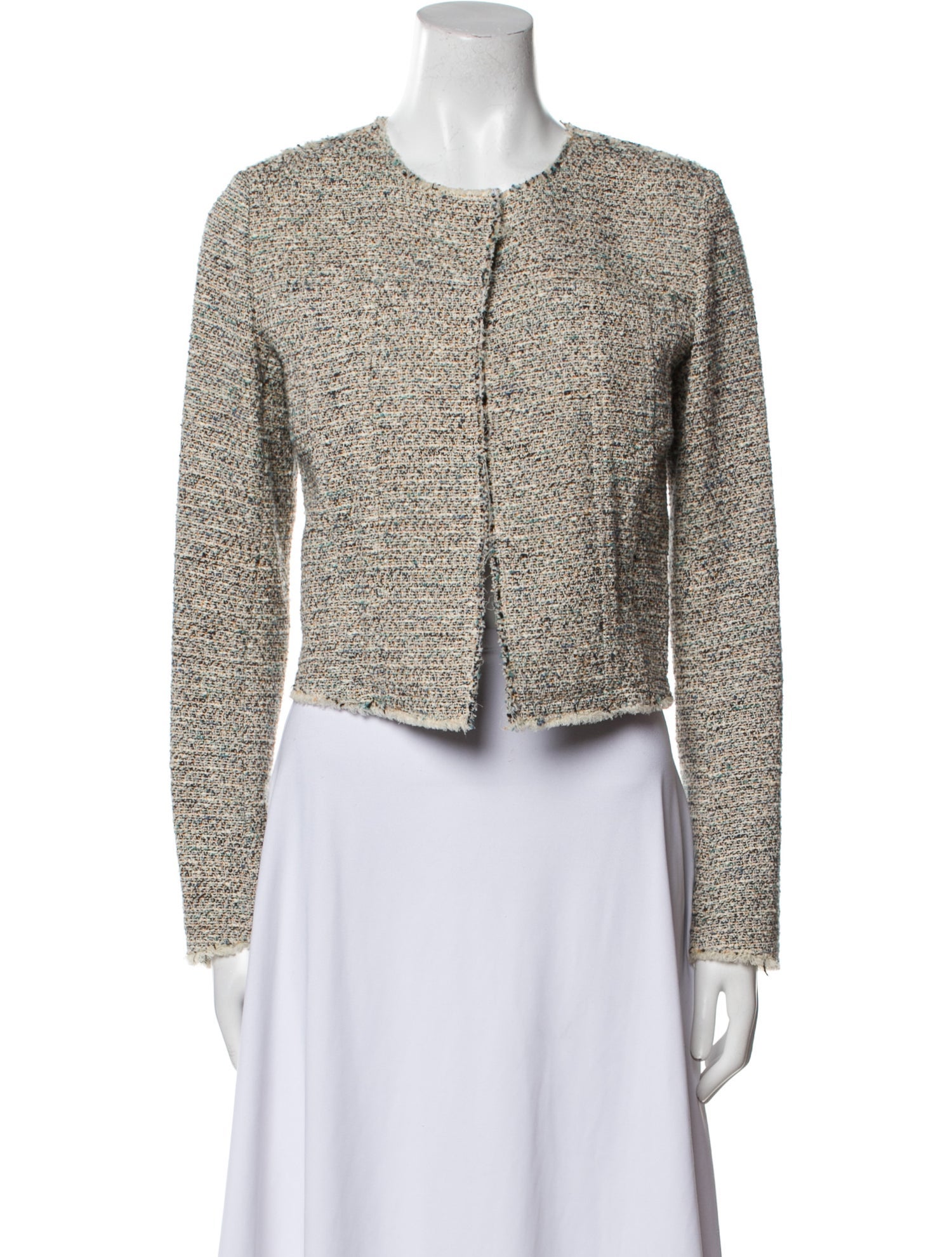 Theory Tweed Pattern Evening Jacket