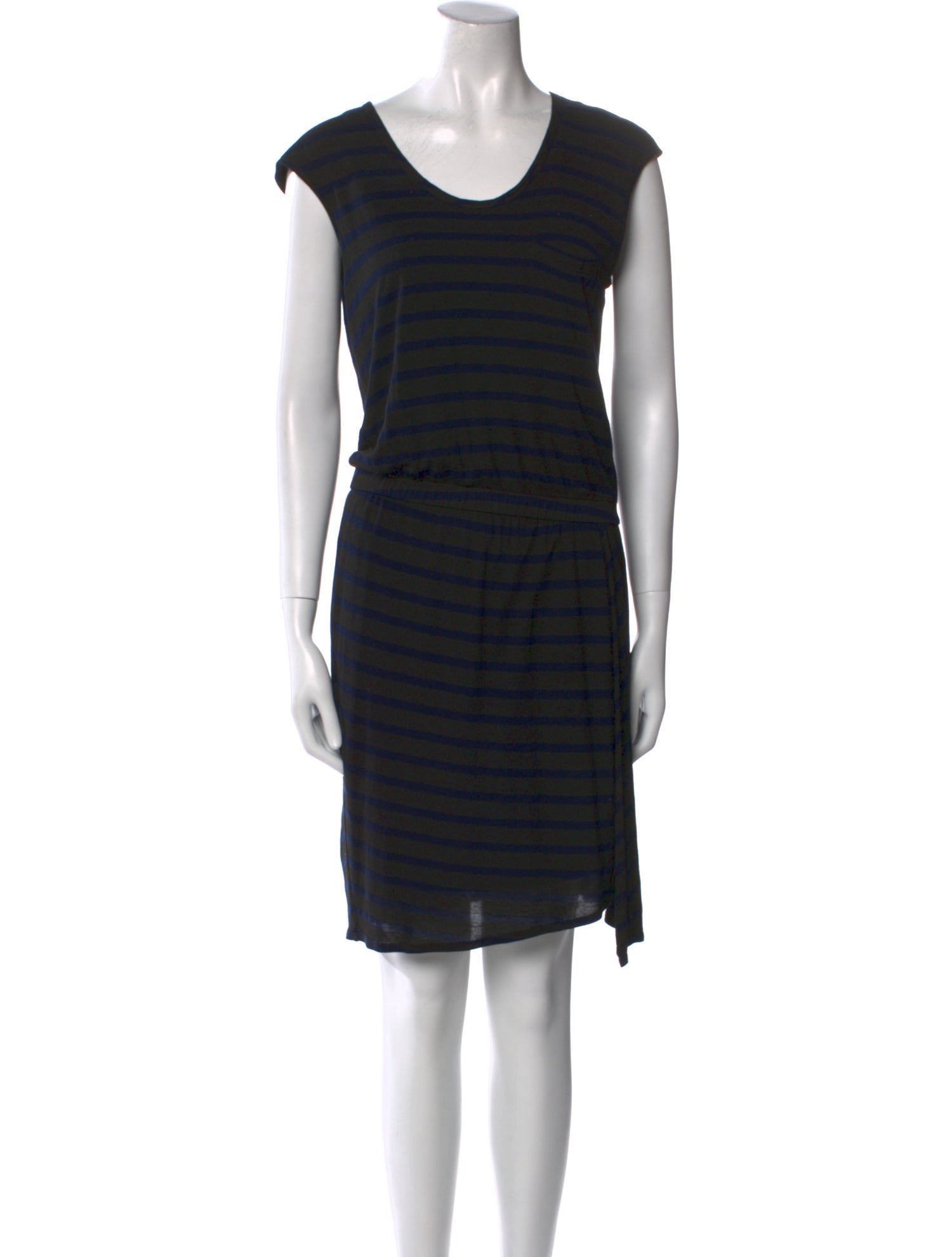 Theory Striped Knee-Length Dress