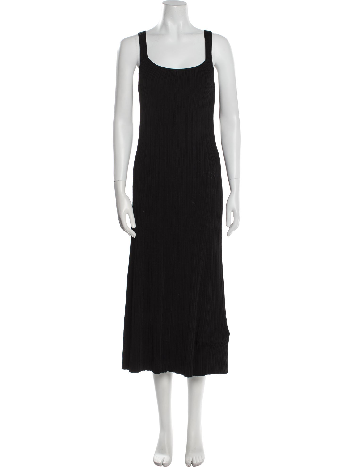Theory Scoop Neck Midi Length Dress