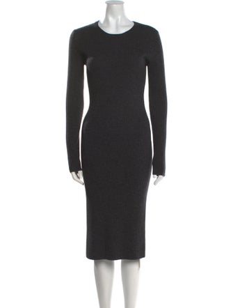 Theory Wool Midi Length Dress