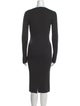 Theory Wool Midi Length Dress