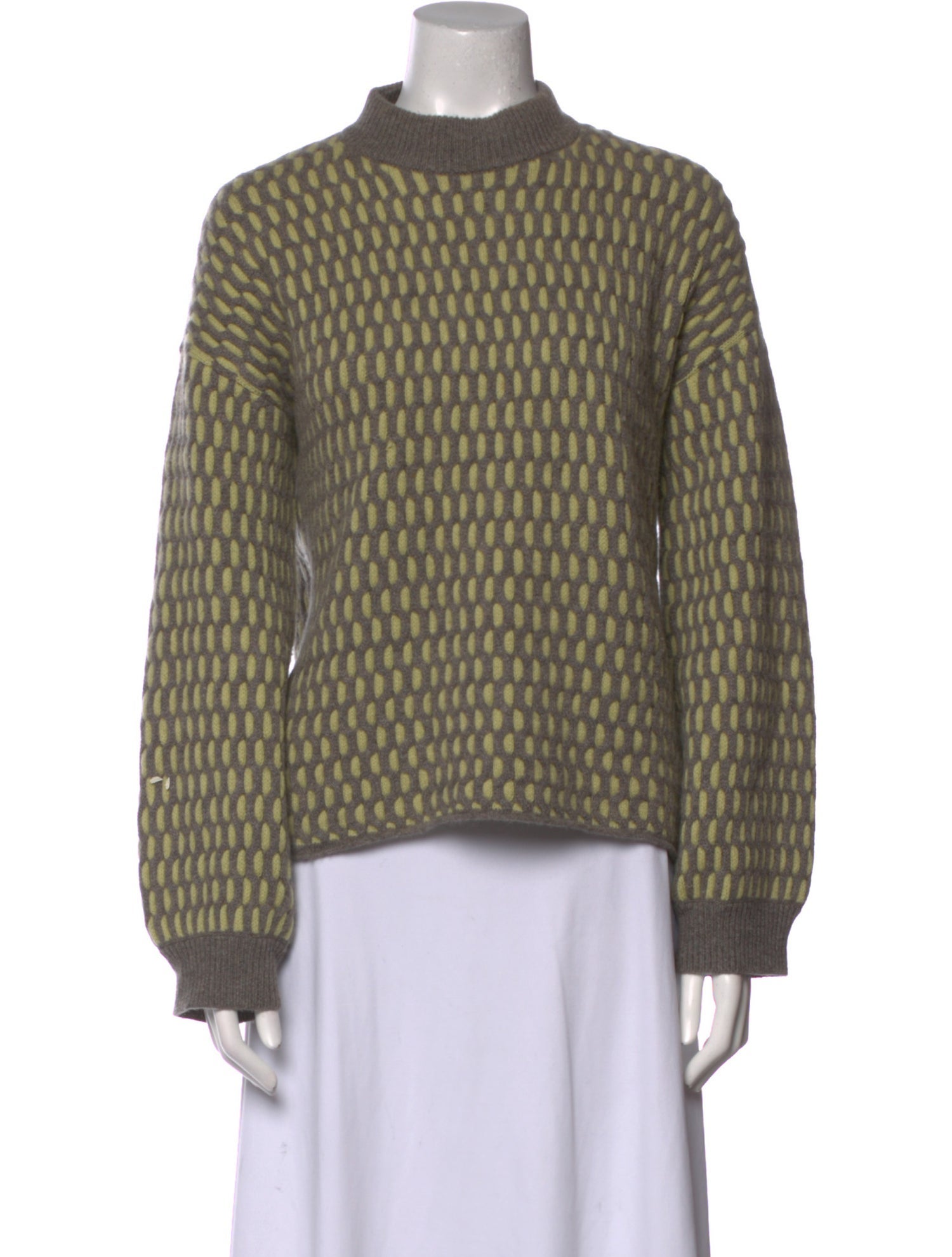 Theory Cashmere Printed Sweater