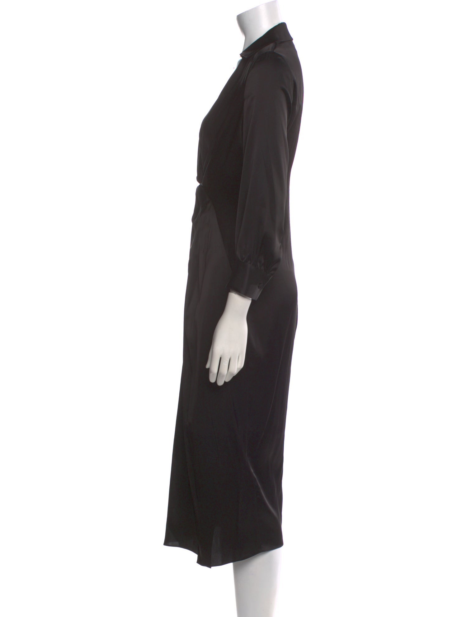 Theory V-Neck Midi Length Dress