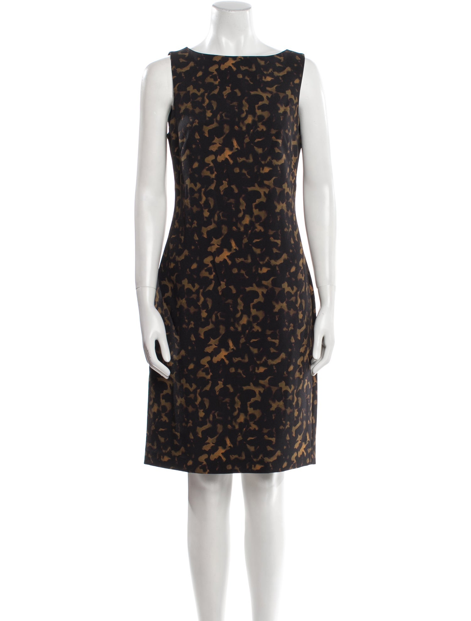 Theory Animal Print Knee-Length Dress w/ Tags