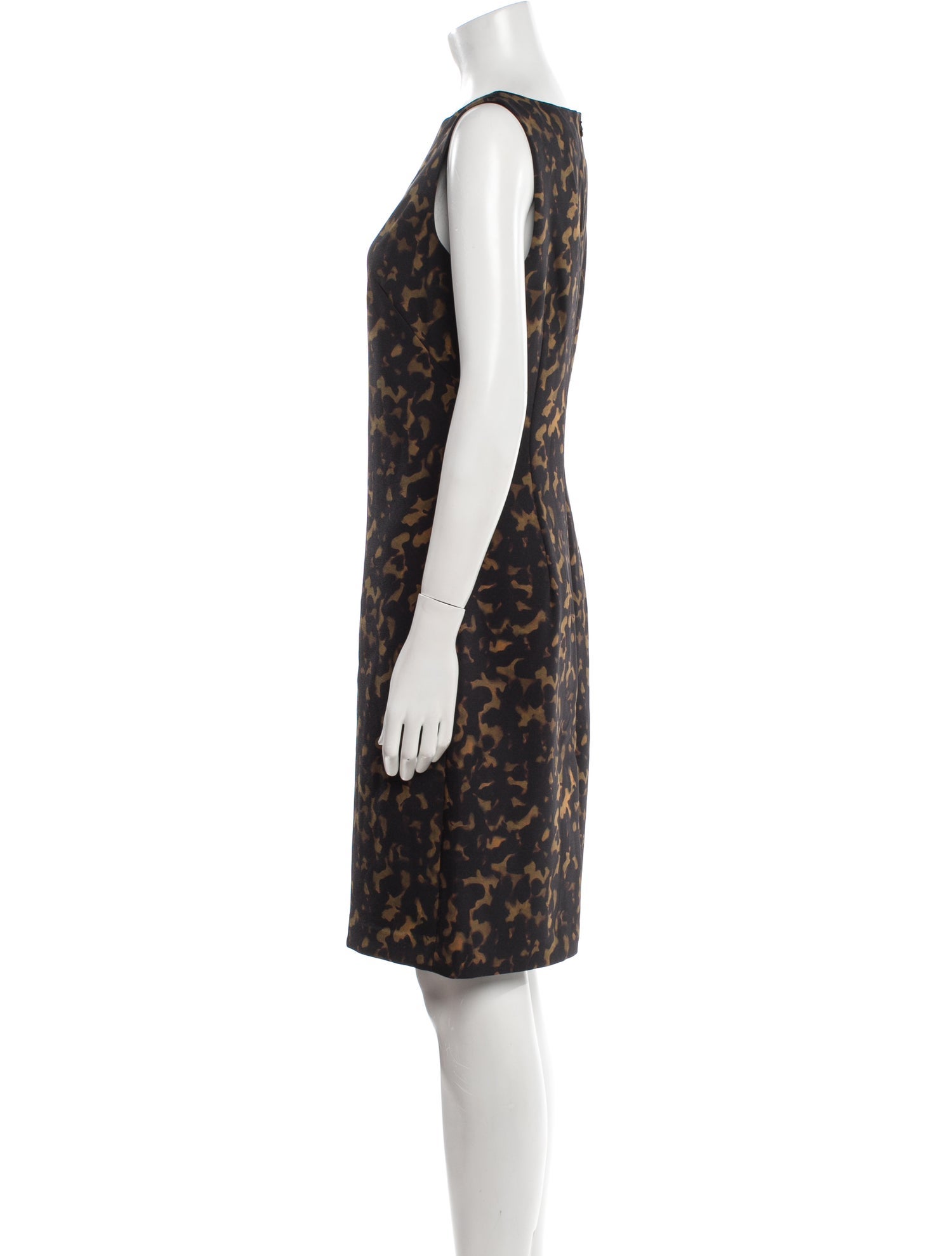 Theory Animal Print Knee-Length Dress w/ Tags
