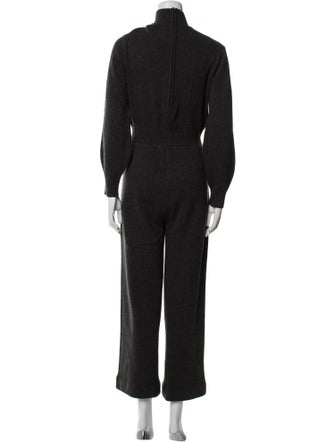 Theory Wool Mock Neck Jumpsuit