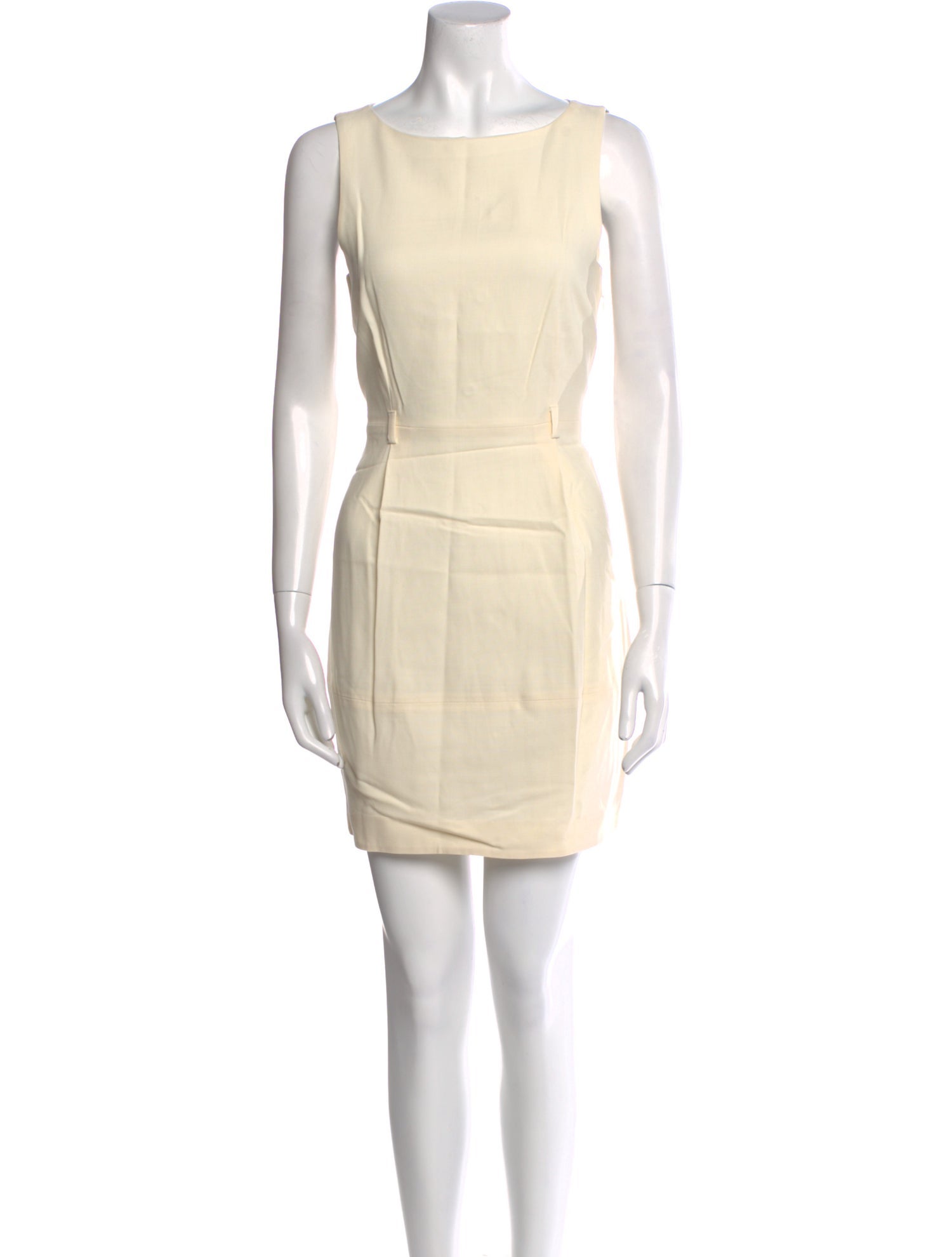 Theory Bateau Neckline Mini Dress