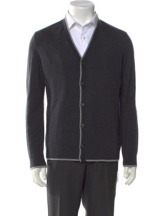 Theory Merino Wool V-Neck Cardigan