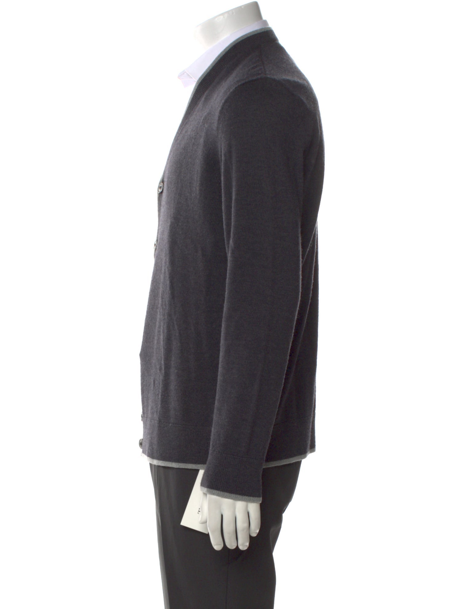 Theory Merino Wool V-Neck Cardigan