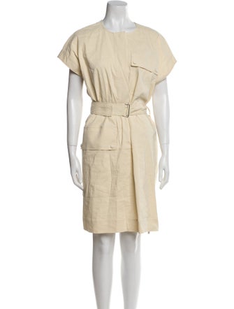 Theory Linen Knee-Length Dress