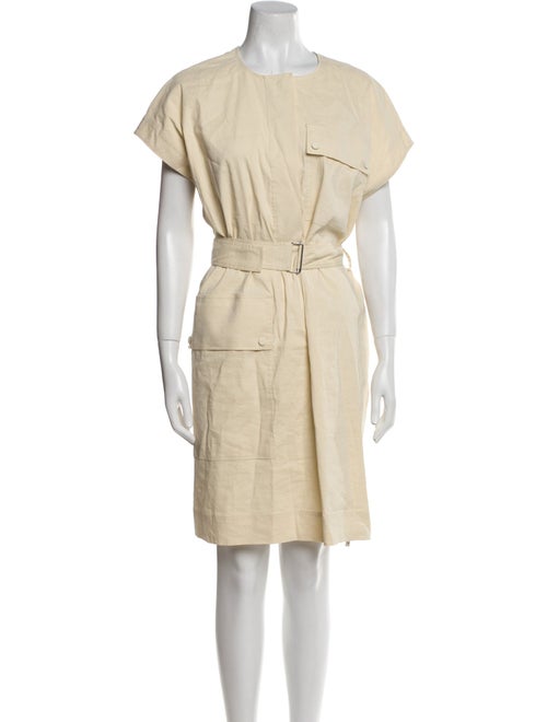 Theory Linen Knee-Length Dress