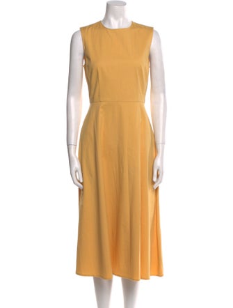 Theory Crew Neck Midi Length Dress