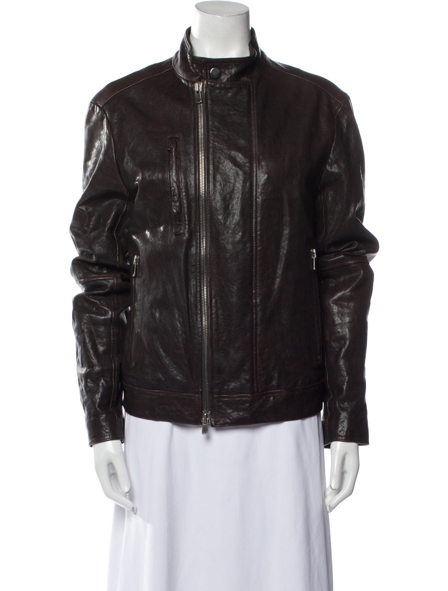 Theory Leather Biker Jacket