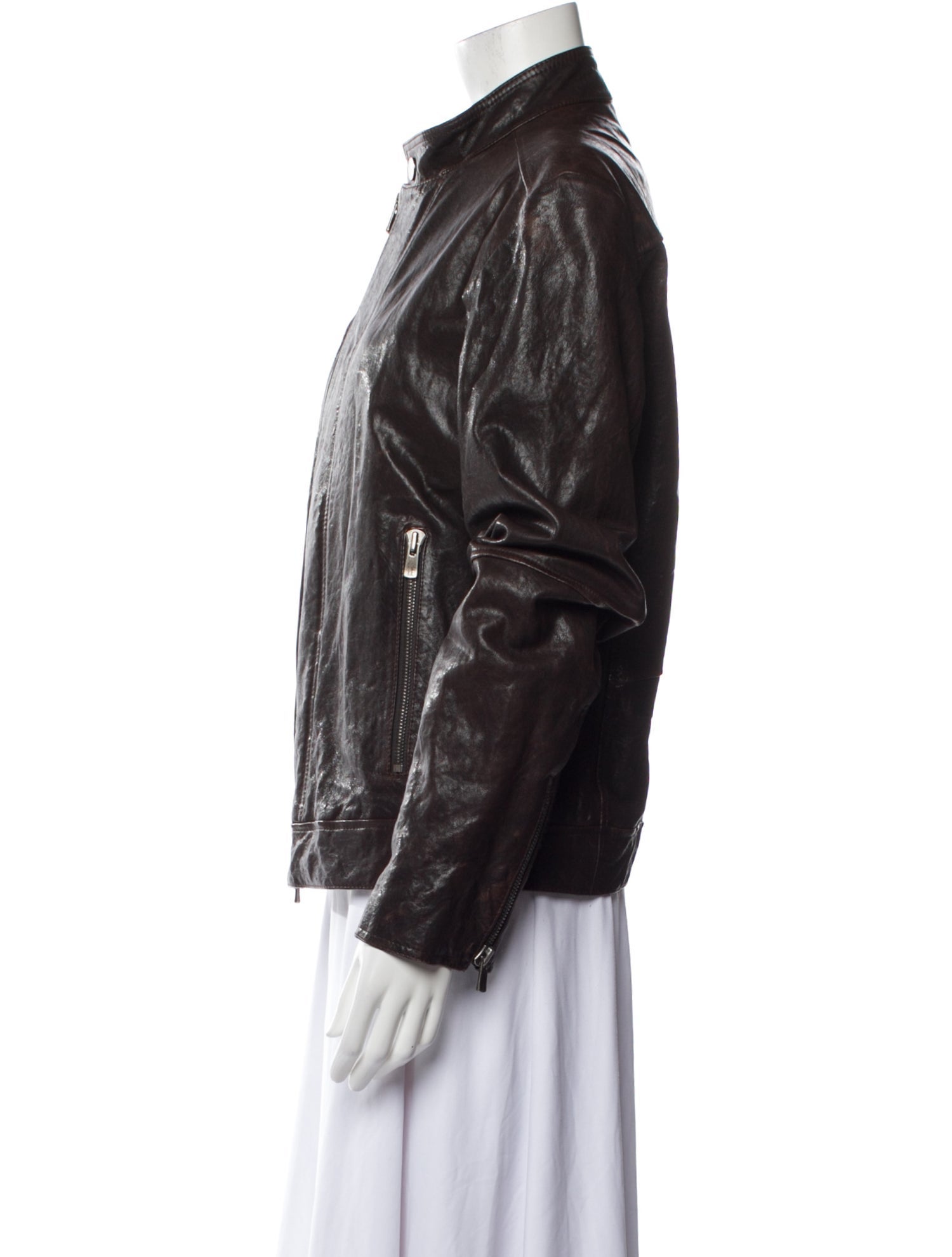 Theory Leather Biker Jacket