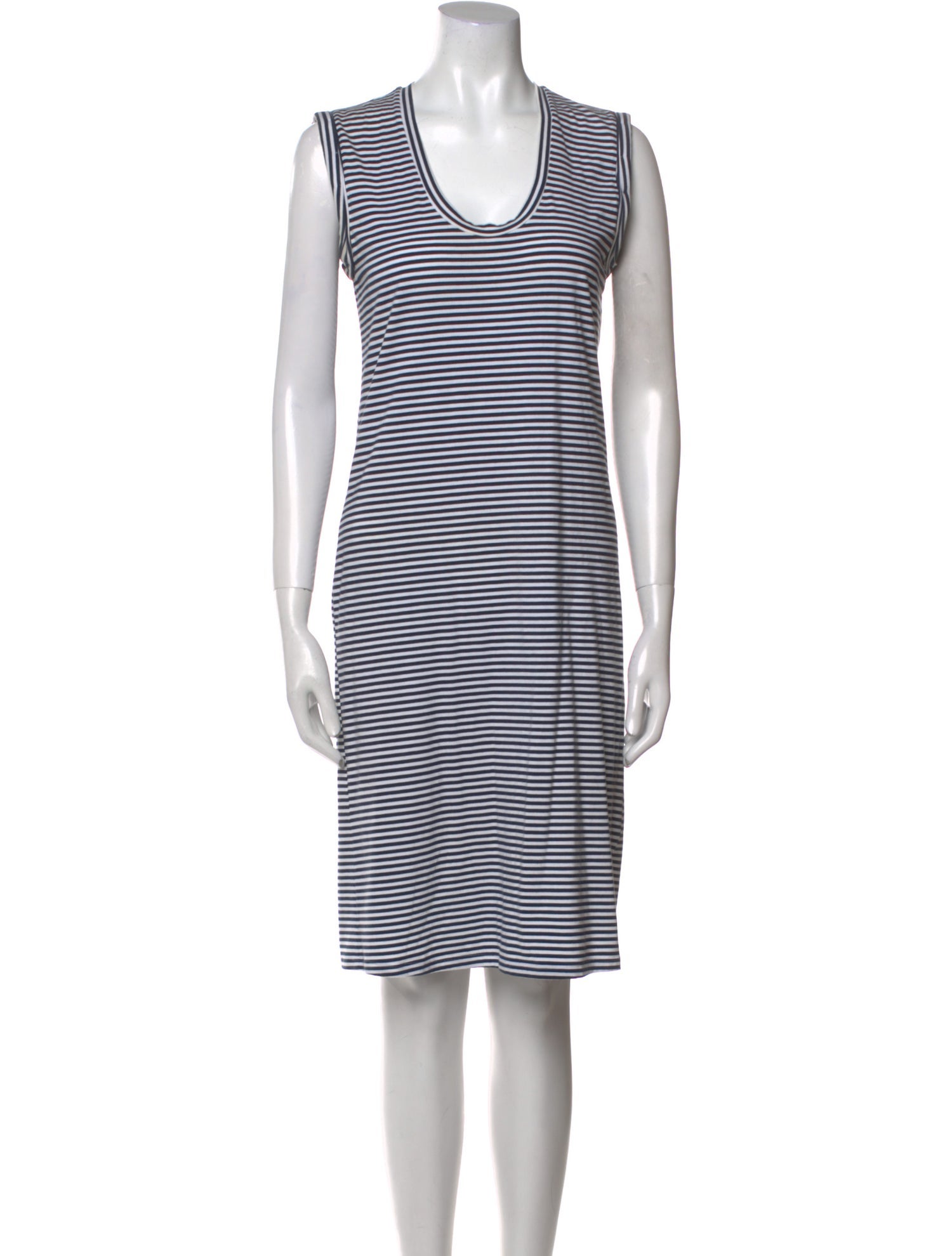 Theory Striped Knee-Length Dress