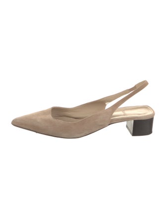 Theory Suede Slingback Pumps