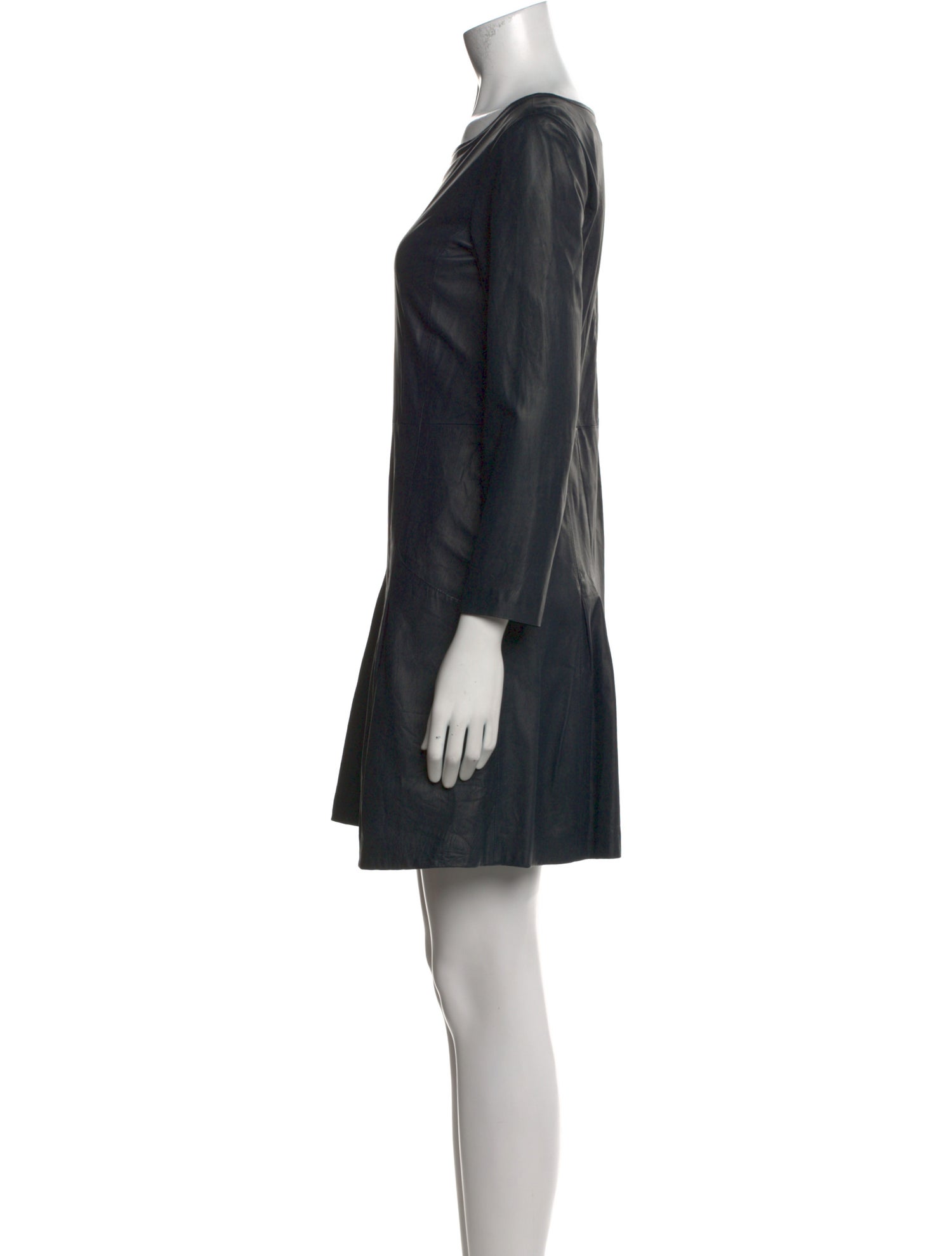 Theory Leather Mini Dress