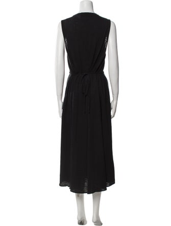 Theory Crew Neck Midi Length Dress