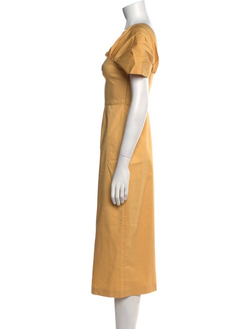 Theory Linen Midi Length Dress