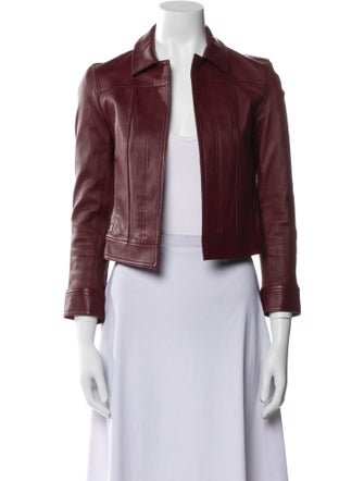 Theory Leather Bolero