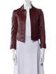 Theory Leather Bolero