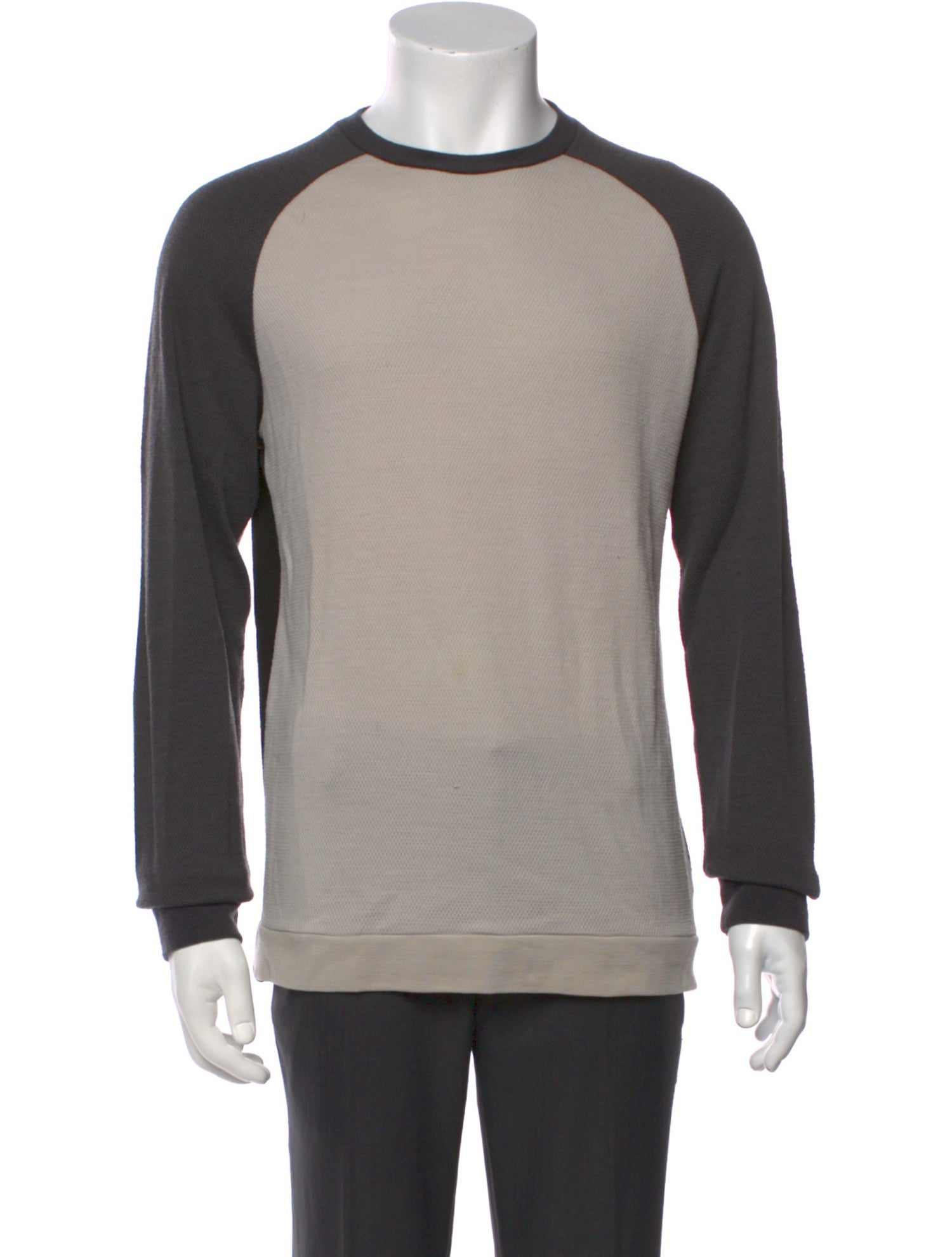 Theory Wool Colorblock Pattern Pullover