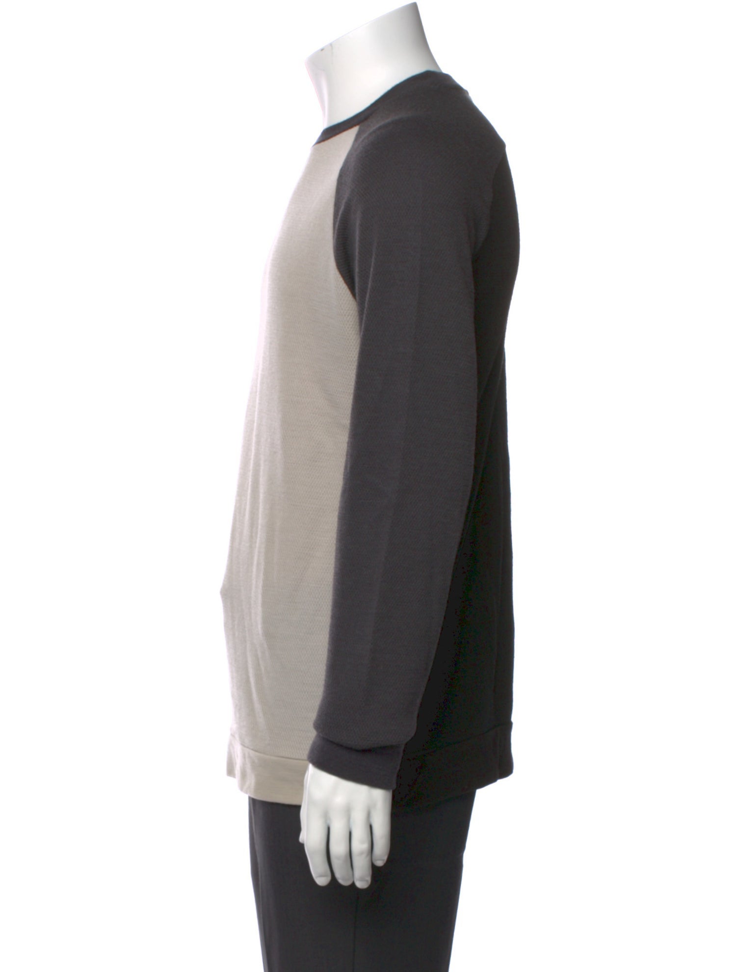 Theory Wool Colorblock Pattern Pullover
