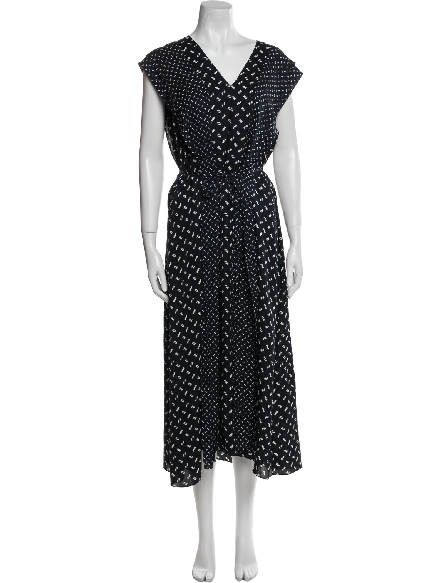 Theory Silk Long Dress