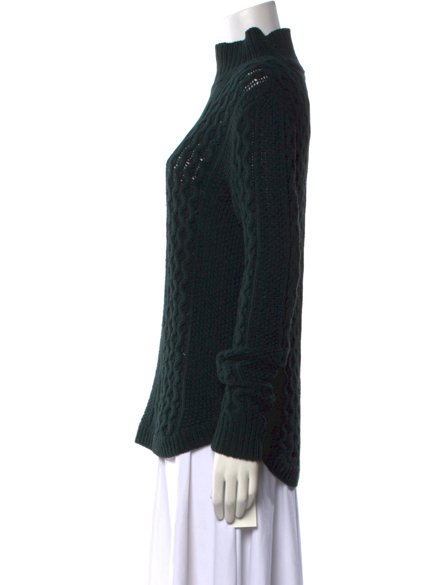 Theory Wool Mock Neck Sweater