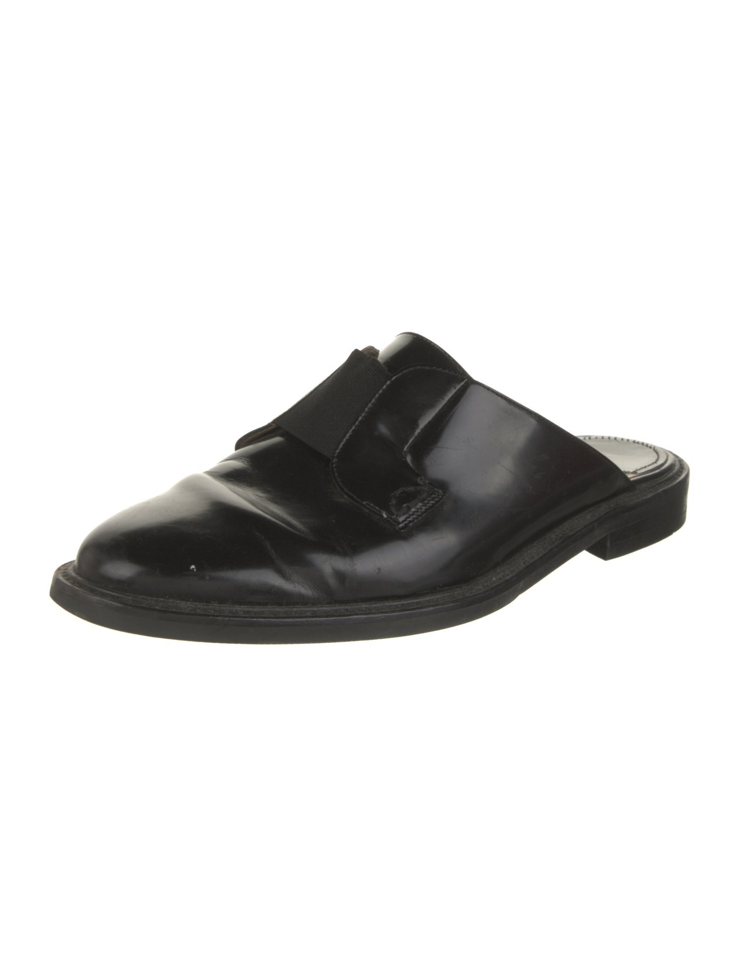 Theory Patent Leather Mules