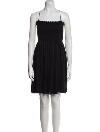 Theory Square Neckline Mini Dress