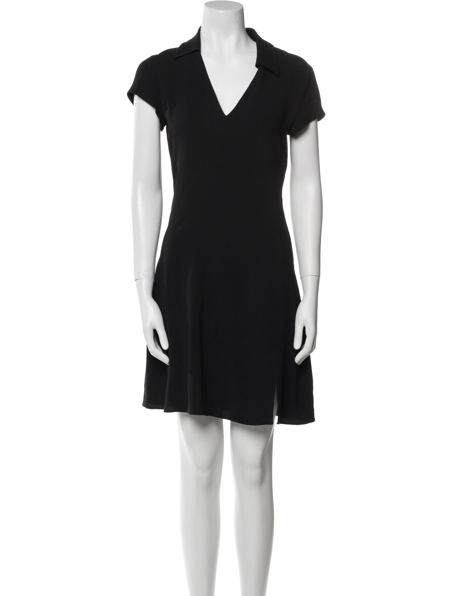 Theory V-Neck Mini Dress