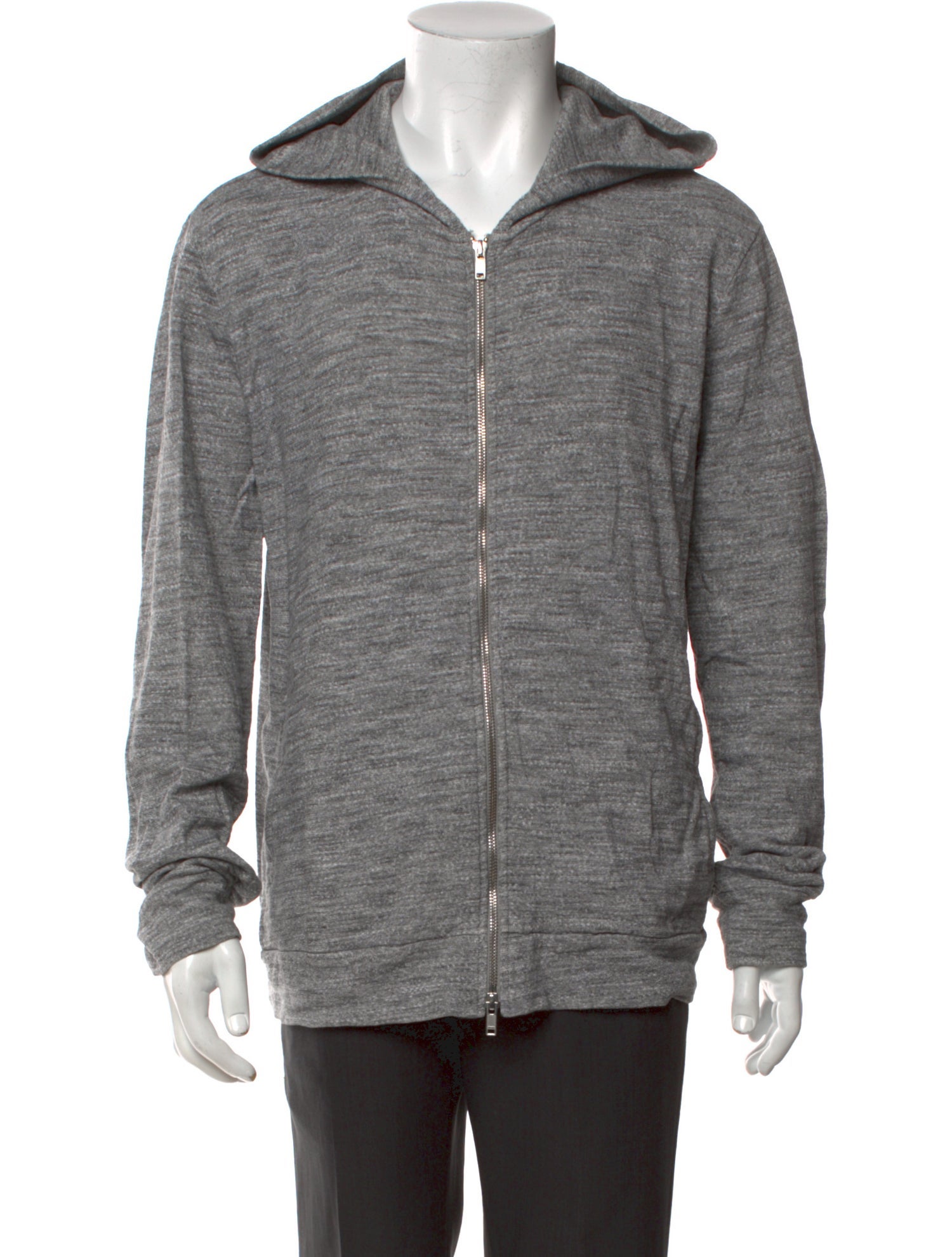 Theory V-Neck Long Sleeve Hoodie