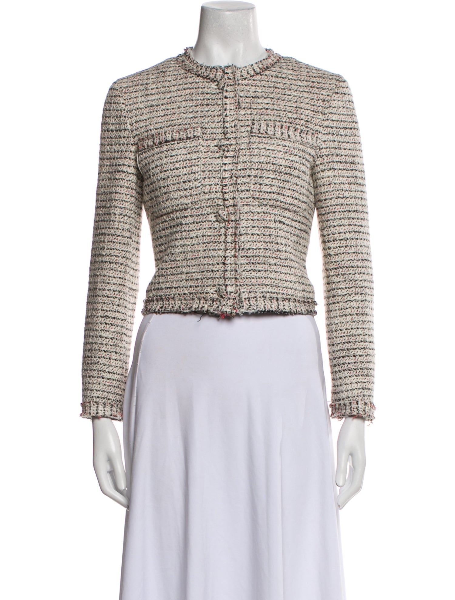 Theory Tweed Pattern Evening Jacket