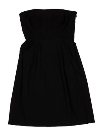 Theory Strapless Mini Dress