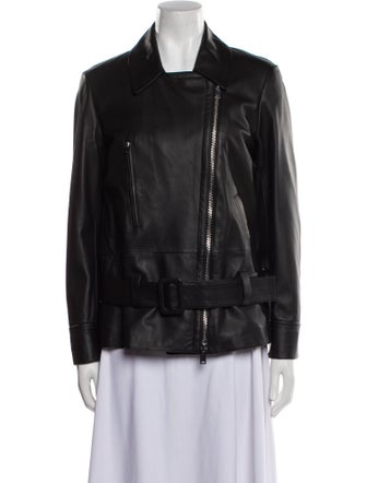 Theory Leather Biker Jacket
