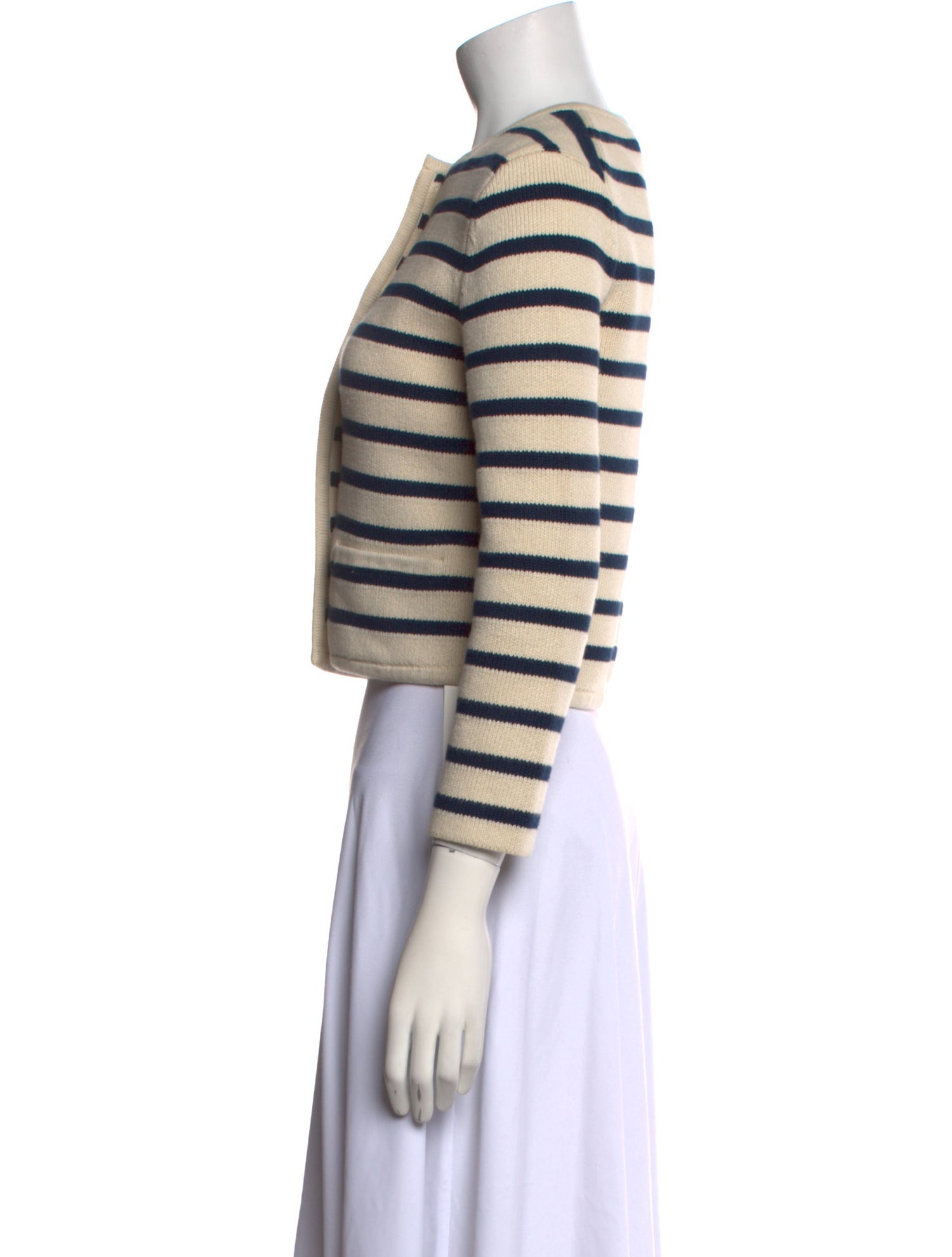 Theory Striped Crew Neck Sweater