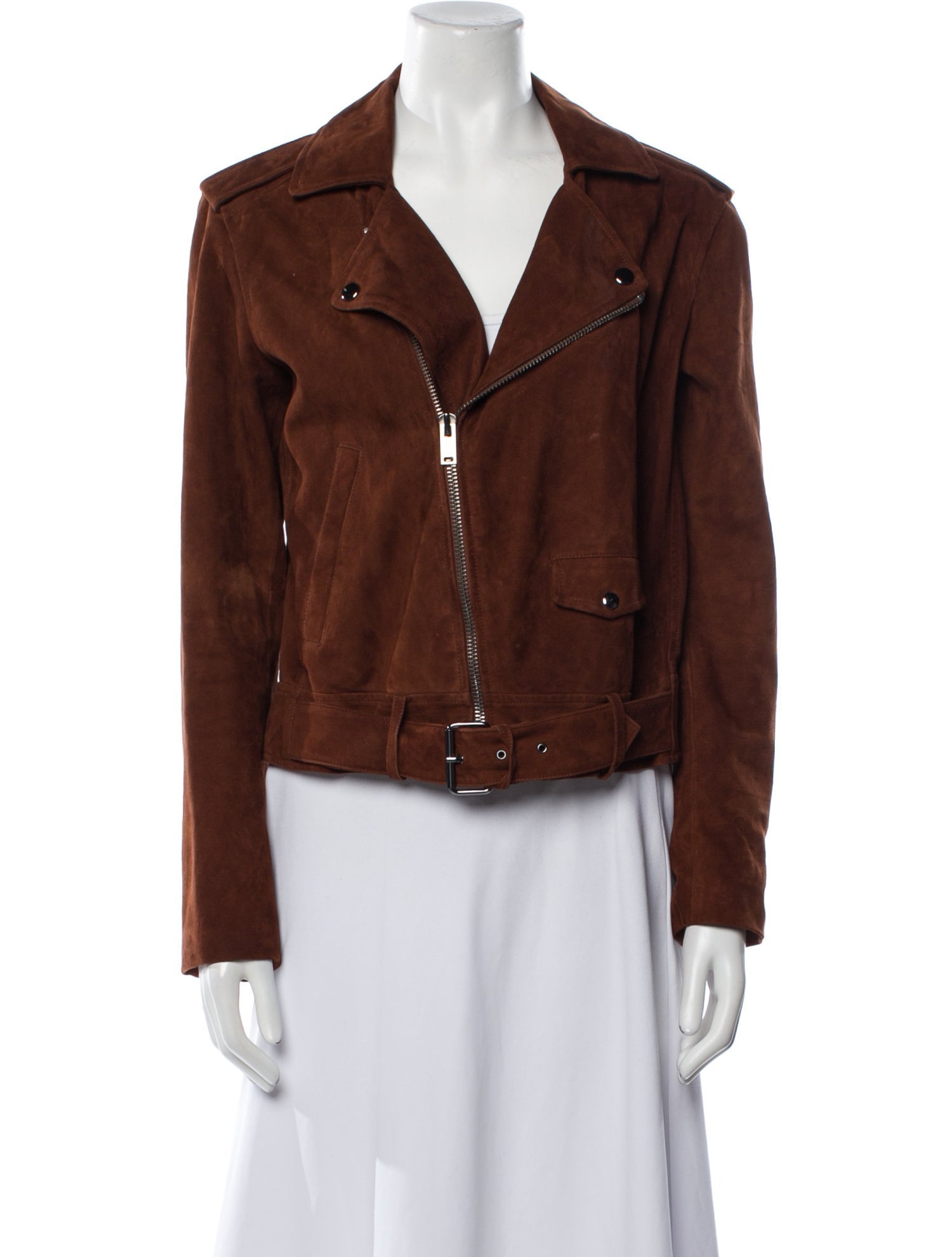 Theory Suede Biker Jacket