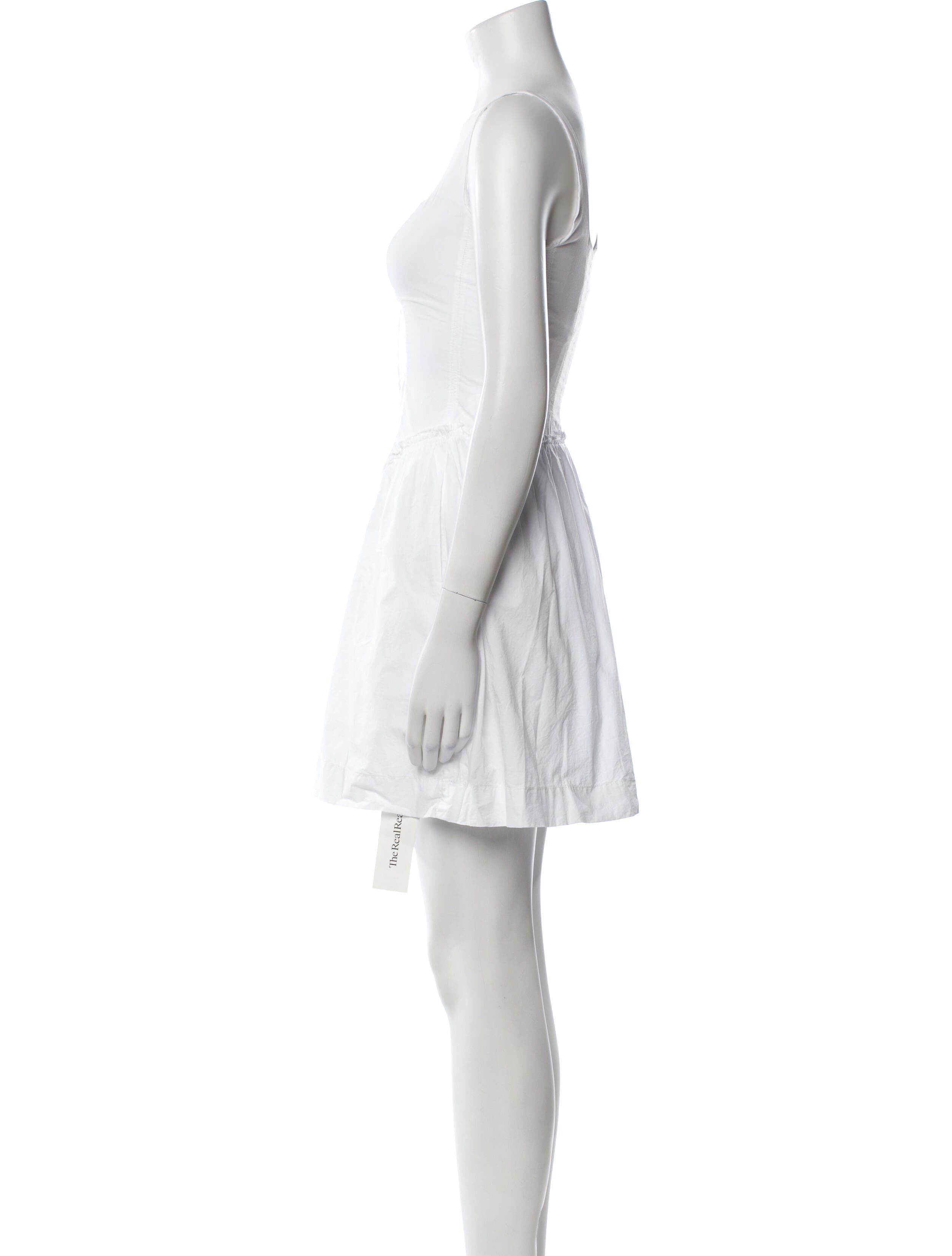 Theory Square Neckline Mini Dress