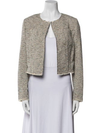 Theory Tweed Pattern Evening Jacket