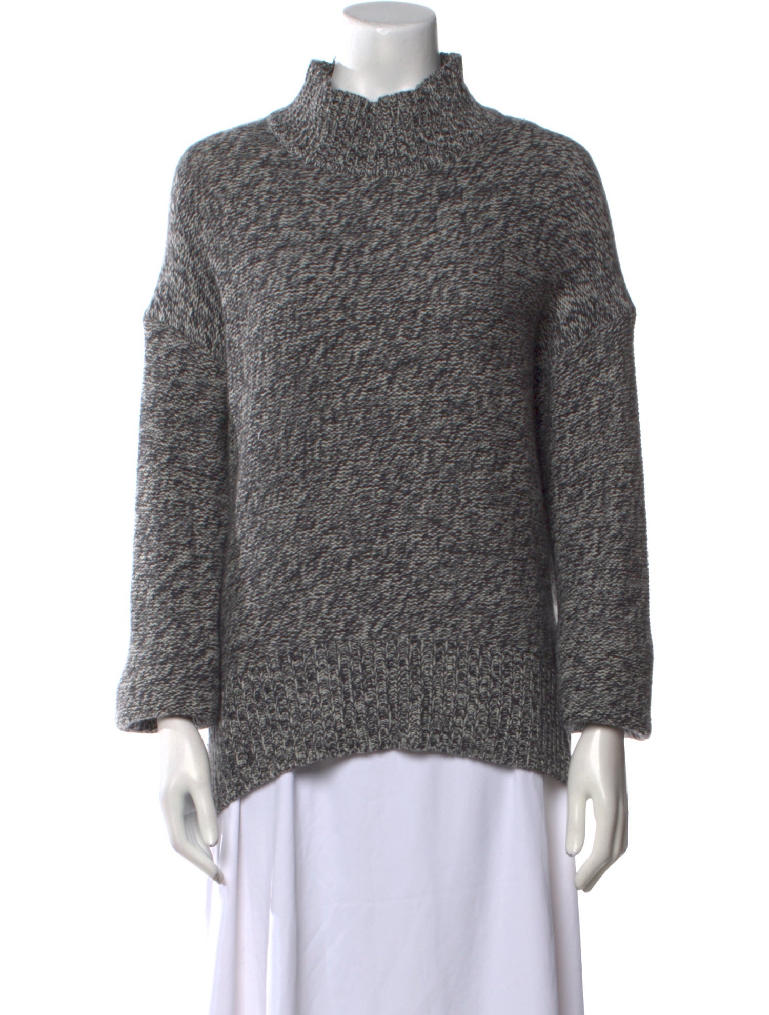 Theory Cashmere Mock Neck Sweater