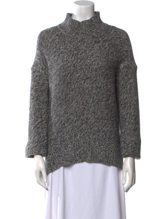 Theory Cashmere Mock Neck Sweater