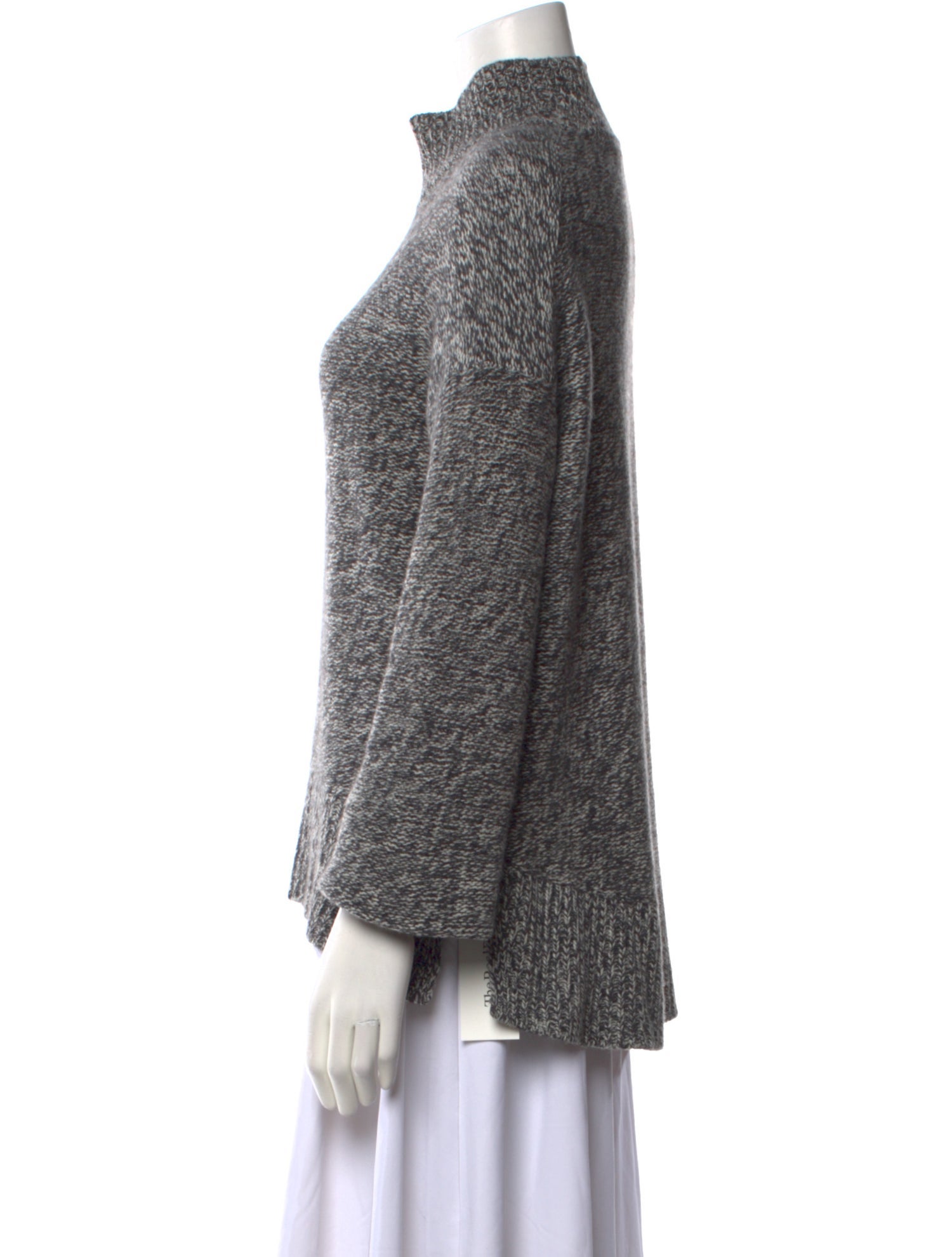 Theory Cashmere Mock Neck Sweater