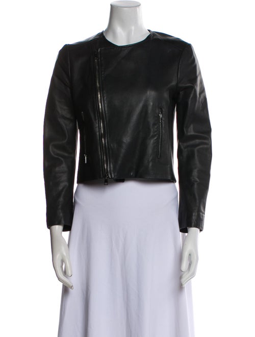 Theory Leather Biker Jacket