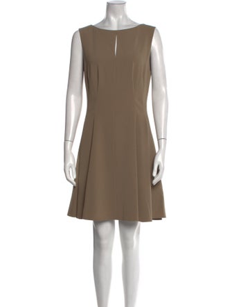 Theory Bateau Neckline Knee-Length Dress