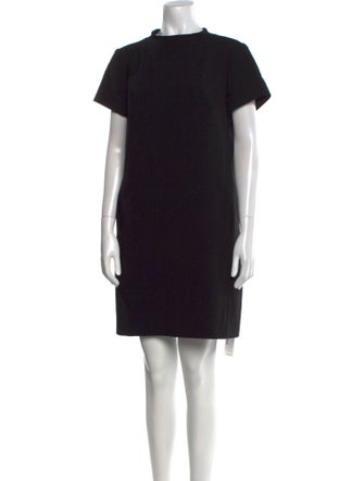Theory Mock Neck Mini Dress